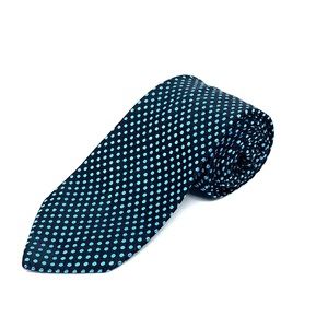 Blue Polkadot Men’s Neck Tie